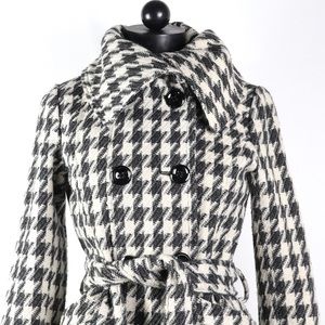 Honee Tweed Peacoat Button Down Pockets